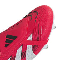 adidas Predator Pro FT IJzeren-Nop Voetbalschoenen (SG) Rood Wit Zwart