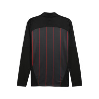 PUMA AC Milan Pre-Match Haut d'Entraînement 1/4-Zip 2024-2025 Noir Rouge