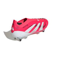 adidas Predator Elite Sans Lacets Crampons Vissés Chaussures de Foot (SG) Rouge Blanc Noir