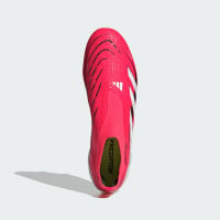 adidas Predator Elite Sans Lacets Crampons Vissés Chaussures de Foot (SG) Rouge Blanc Noir