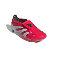 adidas Predator Elite FT Crampons Vissés Chaussures de Foot (SG) Rouge Blanc Noir