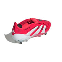 adidas Predator Elite FT Crampons Vissés Chaussures de Foot (SG) Rouge Blanc Noir