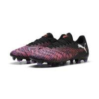 PUMA Future 8 Play Gazon Naturel Artificiel Chaussures de Foot (MG) Noir Mauve Rouge