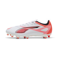 PUMA Ultra 5 Play Gazon Naturel Gazon Artificiel Chaussures de Foot (MG) Blanc Noir Rouge