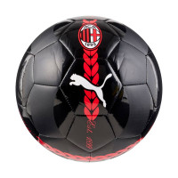 PUMA AC Milan Ballon de Foot Taille 5 Noir Rouge Blanc