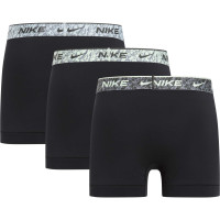 Nike Everyday Cotton Boxers Trunk 3-Pack Noir Gris Vert Clair