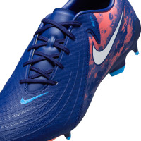 Nike Phantom GX II Haaland Academy Gazon Naturel Gazon Artificiel (MG) Bleu Foncé Orange Argenté