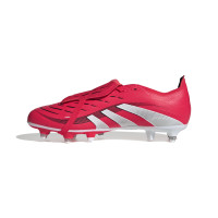 adidas Predator League FT Crampons Vissés Chaussures de Foot (SG) Rouge Blanc Noir