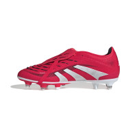 adidas Predator Pro FT IJzeren-Nop Voetbalschoenen (SG) Rood Wit Zwart