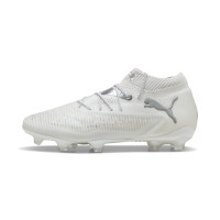 PUMA Future 8 Ultimate Gazon Naturel Chaussures de Foot (FG) Blanc Argenté