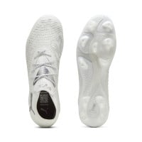 PUMA Future 8 Ultimate Gazon Naturel Chaussures de Foot (FG) Blanc Argenté