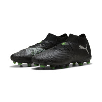 PUMA Future 8 Pro Gazon Naturel Artificiel Chaussures de Foot (MG) Noir Gris Vert