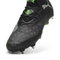 PUMA Future 8 Ultimate Crampons Vissés Chaussures de Foot (SG) Noir Gris Vert