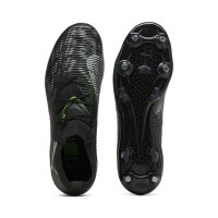 PUMA Future 8 Match Crampons Vissés Chaussures de Foot (SG) Noir Gris Vert