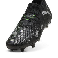 PUMA Future 8 Match Crampons Vissés Chaussures de Foot (SG) Noir Gris Vert