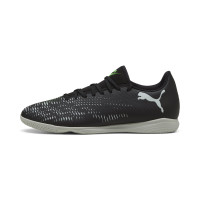 PUMA Future 8 Play Chaussures de Foot en Salle (IN) Noir Gris Vert