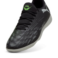 PUMA Future 8 Play Chaussures de Foot en Salle (IN) Noir Gris Vert