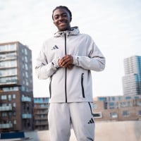 adidas Tiro 25 Vis Tech Competition Survêtement à Capuche Full-Zip Gris Noir