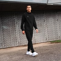 adidas Tiro 25 Vis Tech Competition Survêtement à Capuche Full-Zip Noir Gris Foncé