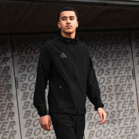 adidas Tiro 25 Vis Tech Competition Survêtement à Capuche Full-Zip Noir Gris Foncé