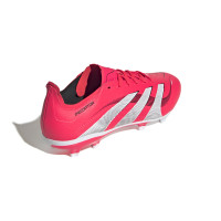 adidas Predator League Gras / Kunstgras Voetbalschoenen (MG) Rood Wit Zwart