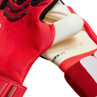 adidas Predator Pro Gants de Gardien de But Enfants Rouge Blanc Noir