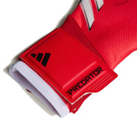 adidas Predator Pro Gants de Gardien de But Enfants Rouge Blanc Noir