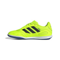 adidas Super Sala III Chaussures de Foot en Salle (IN) Enfants Néon Jaune Bleu Noir