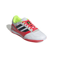 adidas Super Sala III Chaussures de Foot en Salle (IN) Enfants Blanc Rouge Gris Jaune