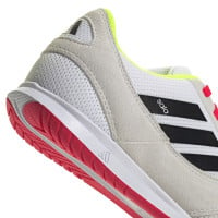 adidas Top Sala Competition II Chaussures de Foot en Salle (IN) Enfants Blanc Gris Rouge Jaune