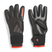 Gants de gardien de but adidas Copa Pro, noir, gris, rouge