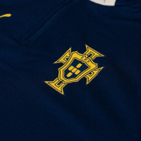 PUMA Portugal Survêtement 1/4-Zip 2025-2026 Bleu Foncé Blanc Cassé Jaune