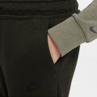 Nike Tech Fleece Sportswear Pantalon de Jogging Enfants Vert Foncé Noir