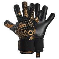 Gants de gardien de but Elite Sport Nobre, noir et doré