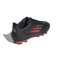 Chaussures de football adidas F50 Club sur gazon et gazon artificiel (MG) noir rouge argenté