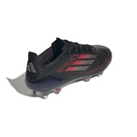 Chaussures de football adidas F50 Elite Iron Nop (SG) noir rouge argent