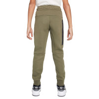 Nike Tech Fleece Sportswear Pantalon de Jogging Enfants Vert Olive Gris Noir