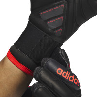 Gants de gardien de but adidas Copa Pro, noir, gris, rouge