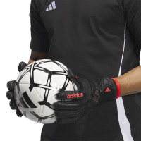 Gants de gardien de but adidas Copa Pro, noir, gris, rouge