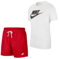 Nike NSW Icon Zomerset Wit Zwart Rood