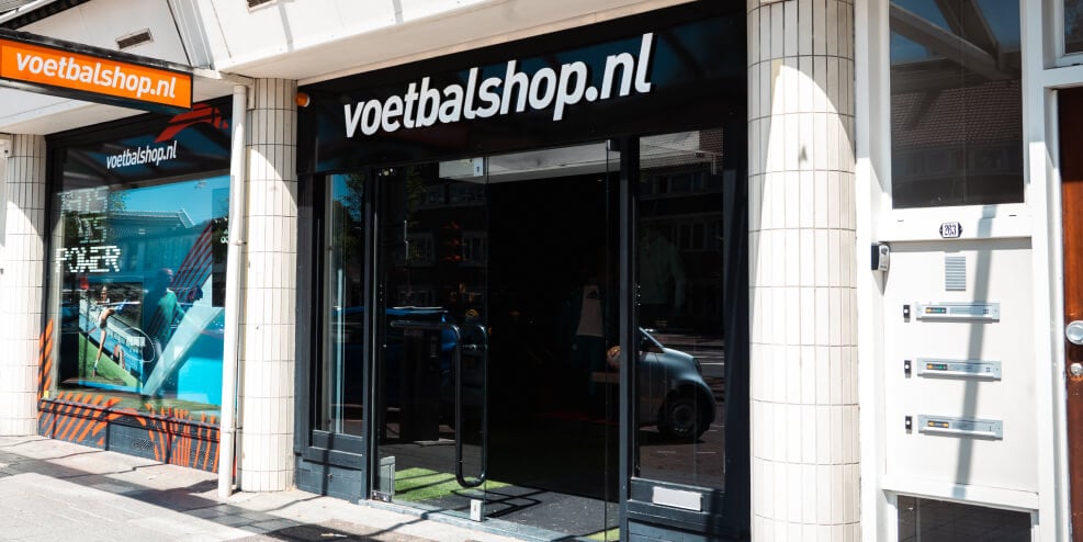 Voetbalshop.nl Amsterdam Winkel Voorzijde