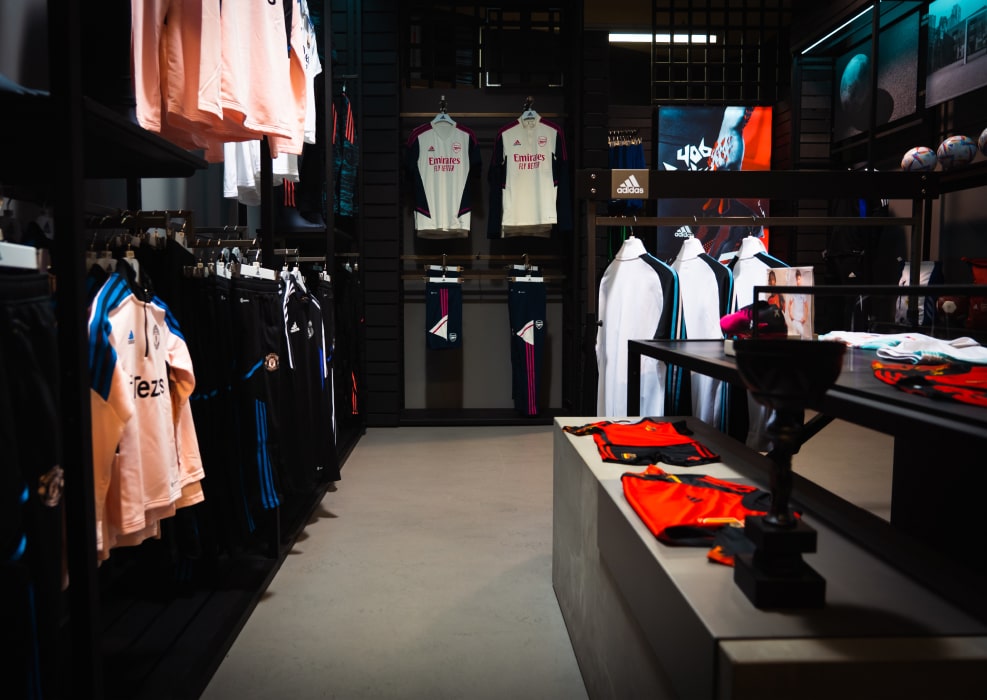 Voetbalshop.be Antwerpen Winkel Interieur 1