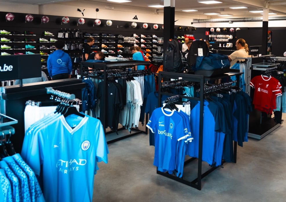 Voetbalshop.be Genk Winkel Interieur 1