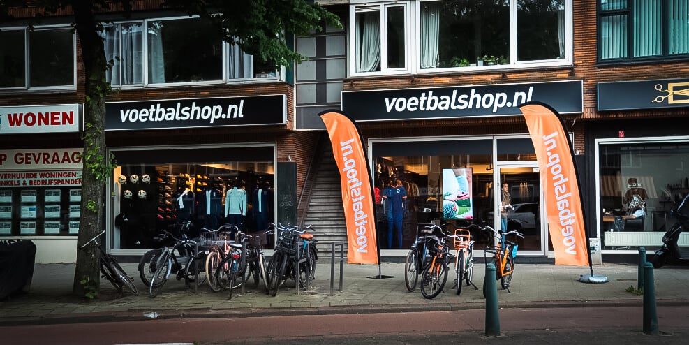 Voetbalshop.nl Rotterdam Winkel Voorzijde