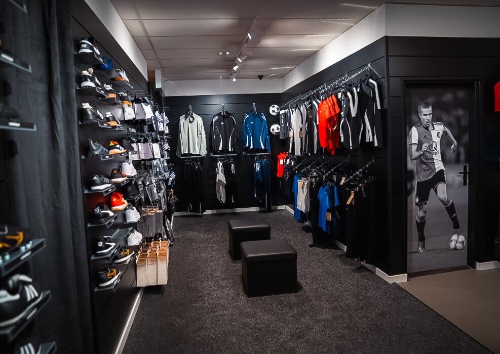 Voetbalshop.nl Rotterdam Winkel Interieur 4